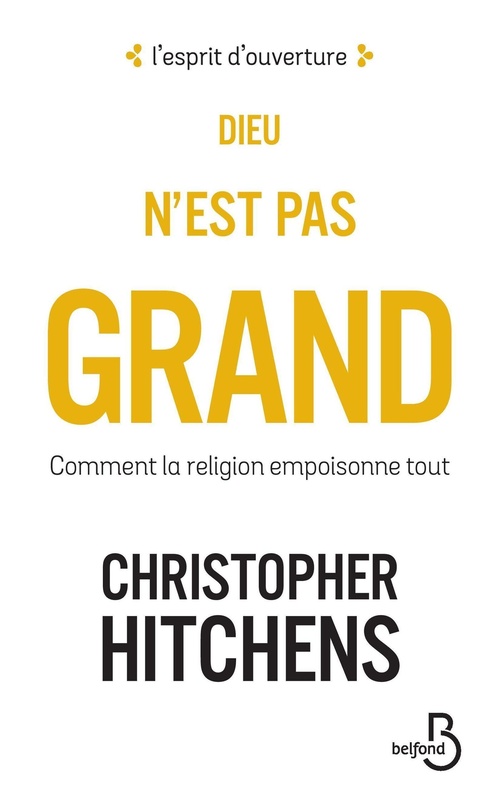 Couverture ebook de Dieu n'est pas grand, de Christopher Hitchens