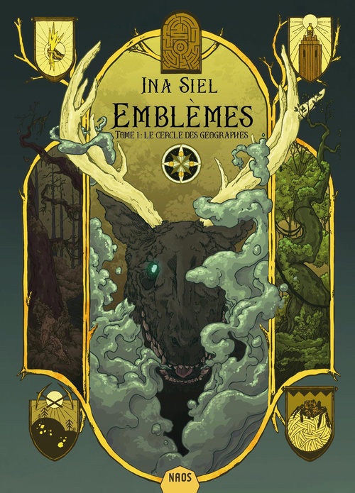 Couverture ebook de Le cercle des géographes, de Ina Siel