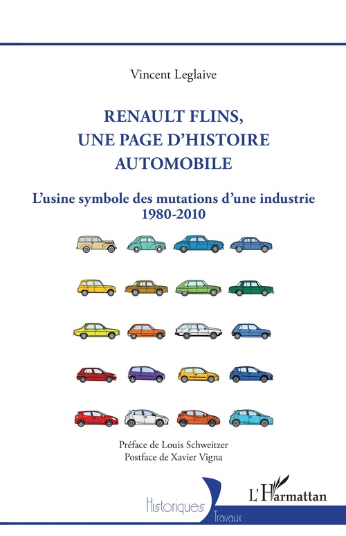 Couverture ebook de Renault Flins, une page d'histoire automobile, de Vincent Leglaive