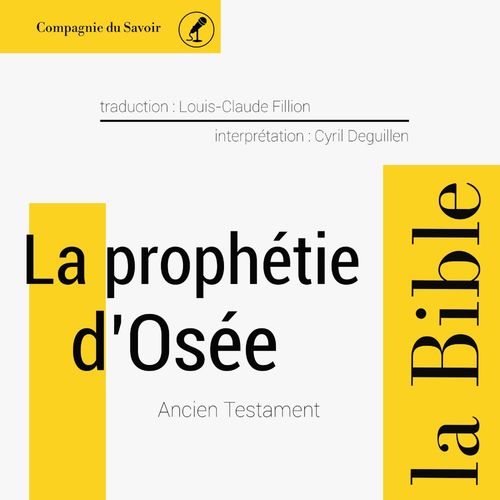 audiobook cover of La Prophétie d'Osée, by Anonyme