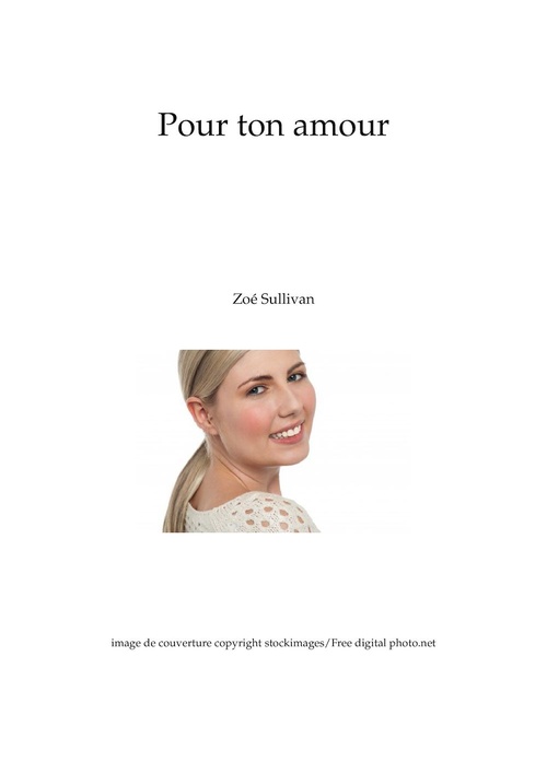 ebook cover of Pour ton amour, by Zoe Sullivan