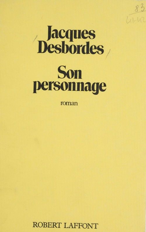 ebook cover of Son personnage, by Jacques Desbordes