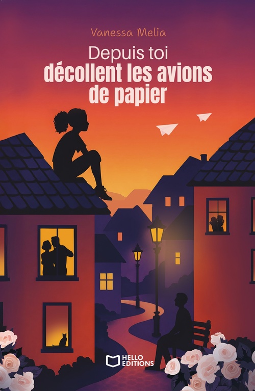 Couverture ebook de Depuis toi décollent les avions de papier, de Vanessa Melia