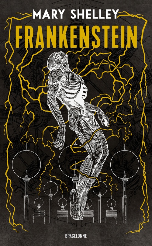 Couverture ebook de Frankenstein ou le Prométhée moderne, de Mary Shelley