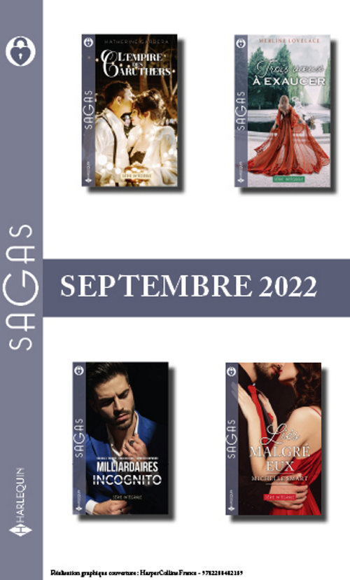 Couverture ebook de Pack mensuel Sagas - 11 romans (Septembre 2022), de Collectif