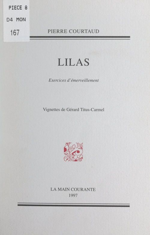 ebook cover of Lilas, by Pierre Courtaud