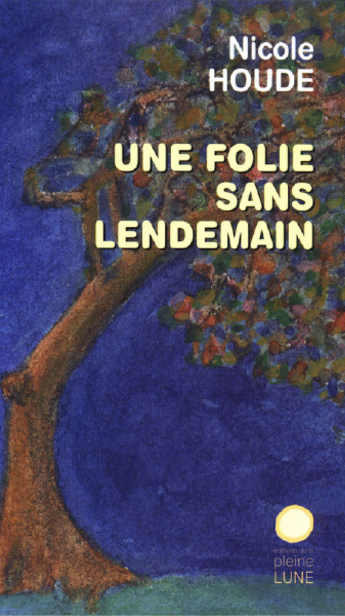 Couverture ebook de Une folie sans lendemain, de Nicole Houde