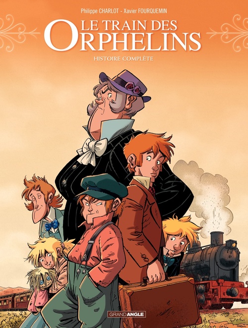 Couverture ebook de Le Train des orphelins - intégrale - Volume 1, de Philippe Charlot