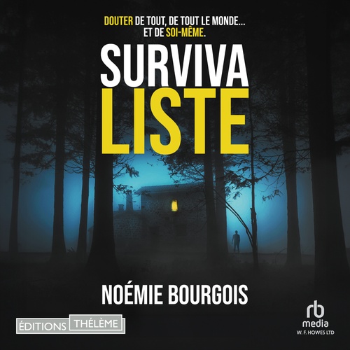 audiobook cover of Survivaliste, by Noémie Bourgois