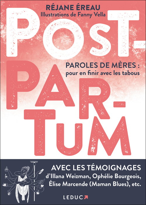 Couverture ebook de Post-Partum. Paroles de mères : pour en finir avec les tabous, de Réjane Ereau, Fanny Vella
