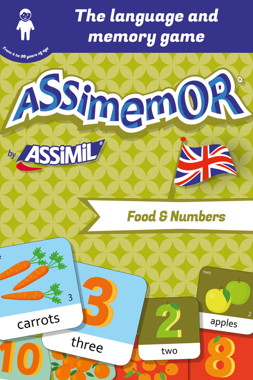 ebook cover of Assimemor - My First English Words: Food and Numbers, by Jean-sebastien Dehegger