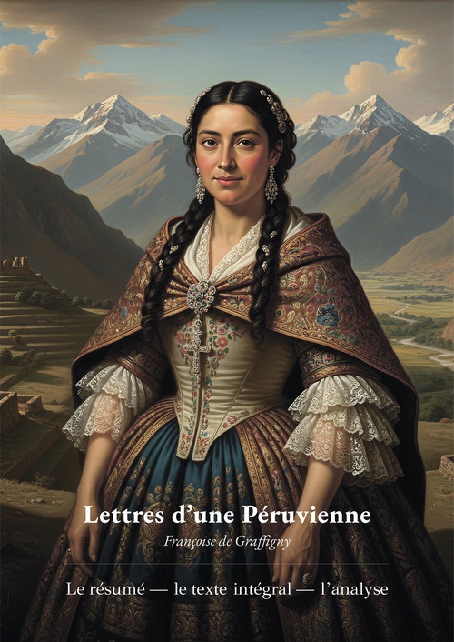 Couverture ebook de Lettres d'une Péruvienne - le résumé, le texte intégral, l'analyse, de Francoise De Graffigny