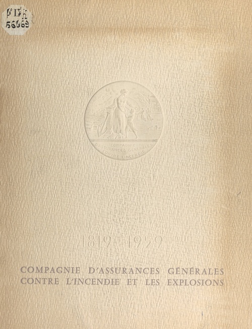 ebook cover of Des fossés jaunes à la Compagnie d'assurances générales contre l'incendie et les explosions, 1819-1959, by Rene Heron De Villefosse