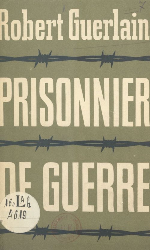 Couverture ebook de Prisonnier de guerre, de Robert Guerlain
