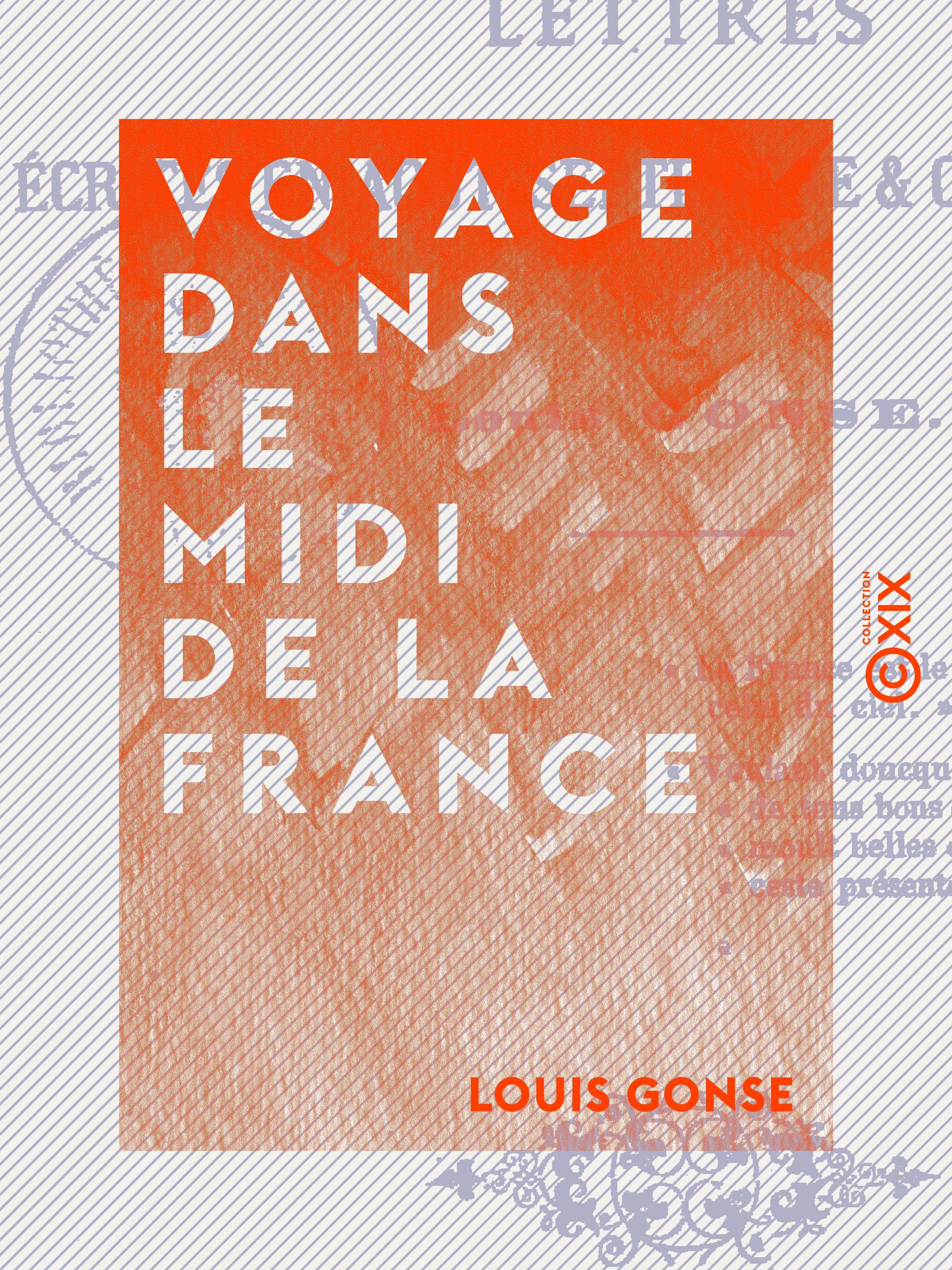 ebook cover of Voyage dans le Midi de la France, by Louis Gonse