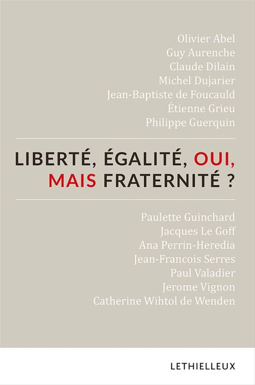 ebook cover of Liberté, égalité, oui, mais fraternité ?, by Association Confront
