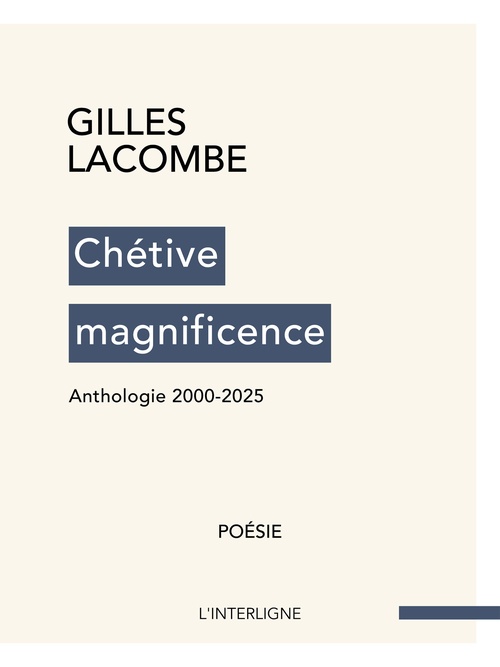 ebook cover of Chétive magnificence, by Gilles Lacombe