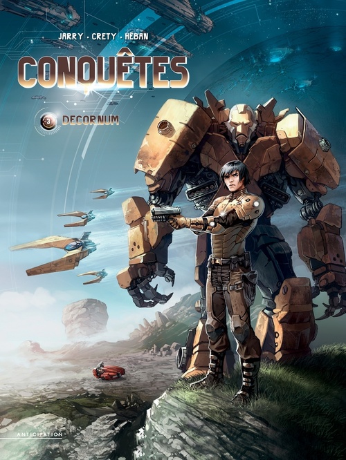 Couverture ebook de Conquêtes T03 - Decornum, de Nicolas Jarry