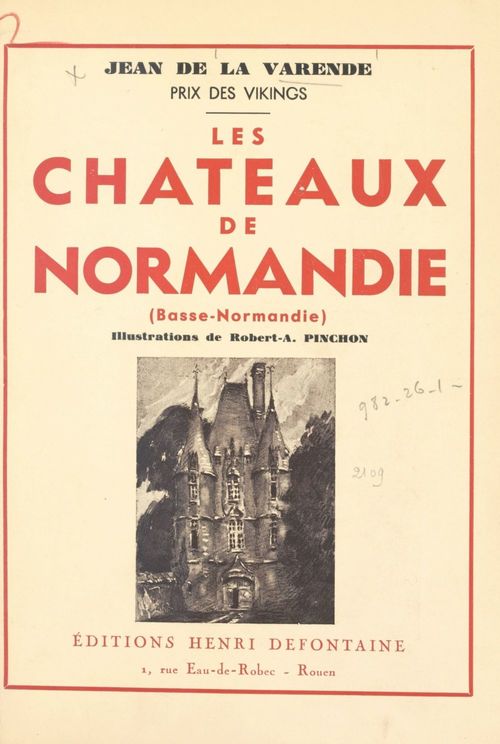 ebook cover of Les châteaux de Normandie, by Jean De La Varende