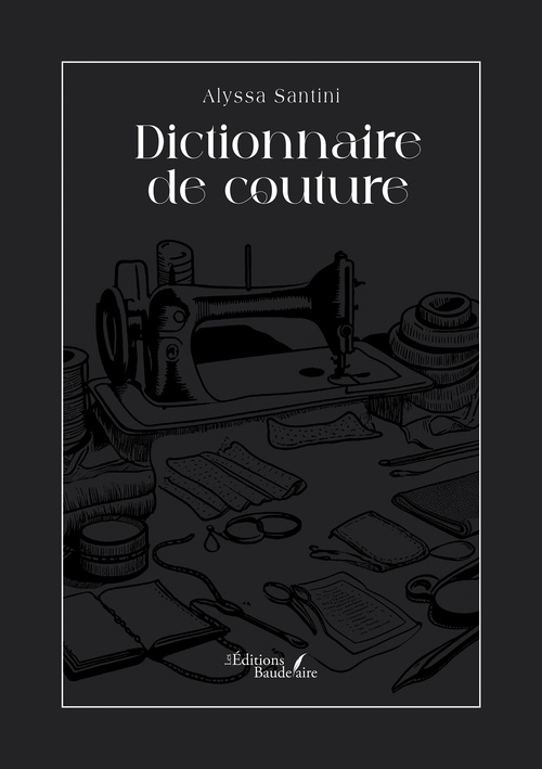 Couverture ebook de Dictionnaire de couture, de Santini Alyssa