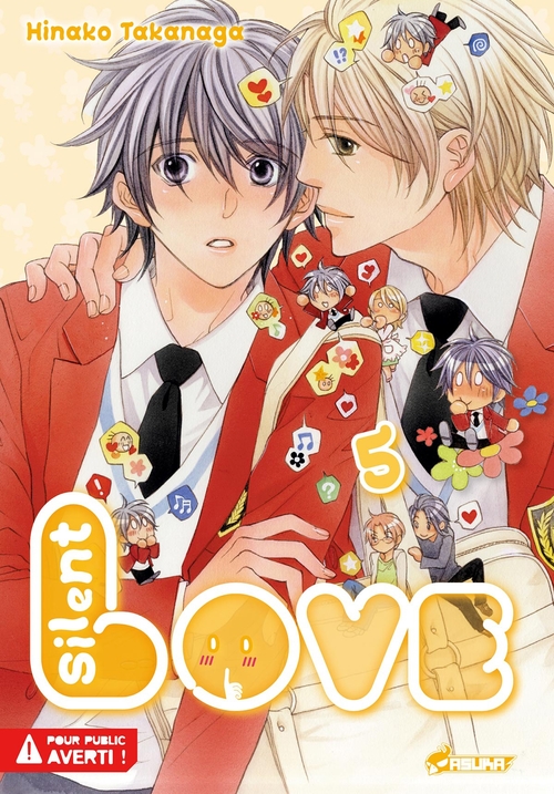 Couverture ebook de Silent Love T05, de Hinako Takanaga
