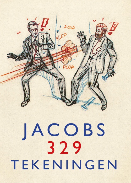 ebook cover of Jacobs 329 tekeningen, by Edgar P. Jacobs