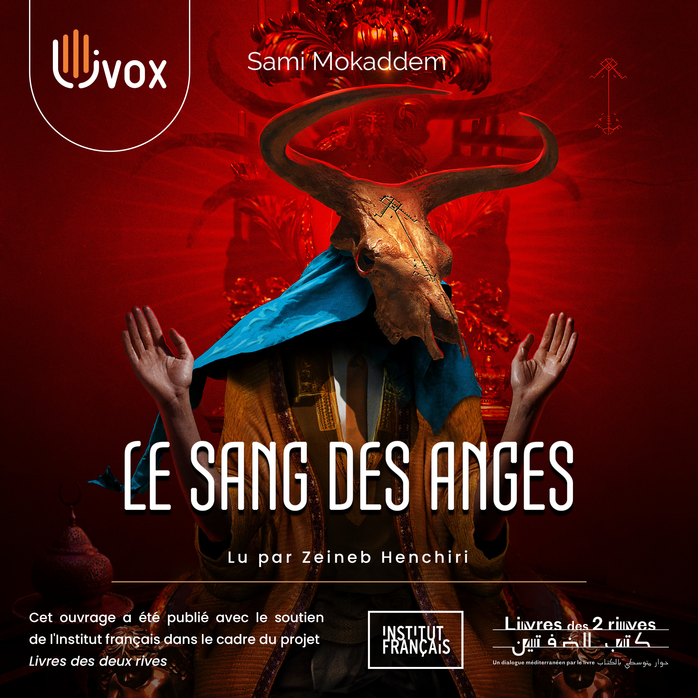 audiobook cover of Le Sang des anges, by Sami Mokaddem