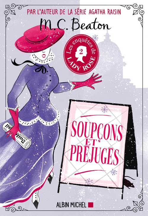 Couverture ebook de Les Enquêtes de Lady Rose - tome 2 - Soupçons et préjugés, de M. C. Beaton