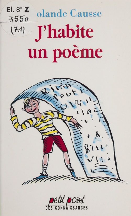 ebook cover of J'habite un poème, by Causse Rolande