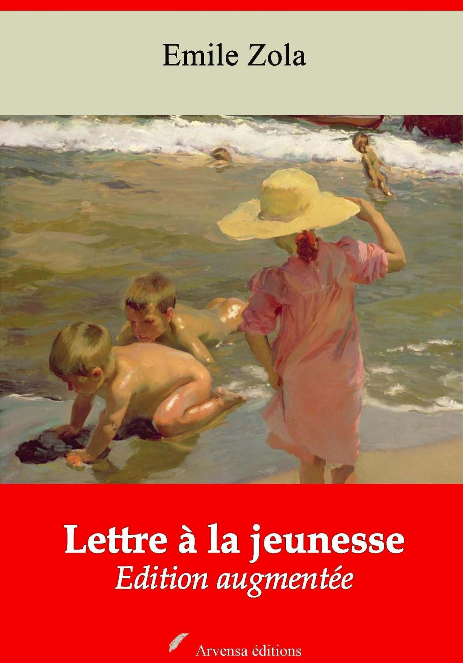 Couverture ebook de Lettre à la jeunesse - suivi d'annexes, de Emile Zola