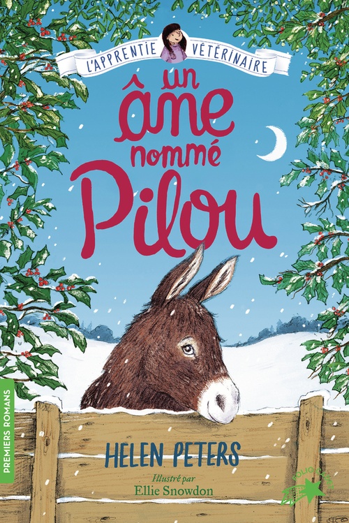 ebook cover of Jasmine l'apprentie vétérinaire (Tome 14) - Un âne nommé Pilou, by Helen Peters, Ellie Snowdon