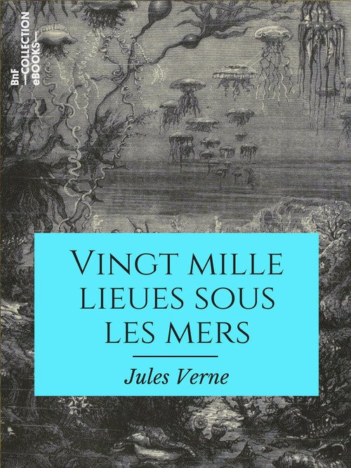 ebook cover of Vingt mille lieues sous les mers, by Alphonse De Neuville, Edouard Riou, Jules Verne