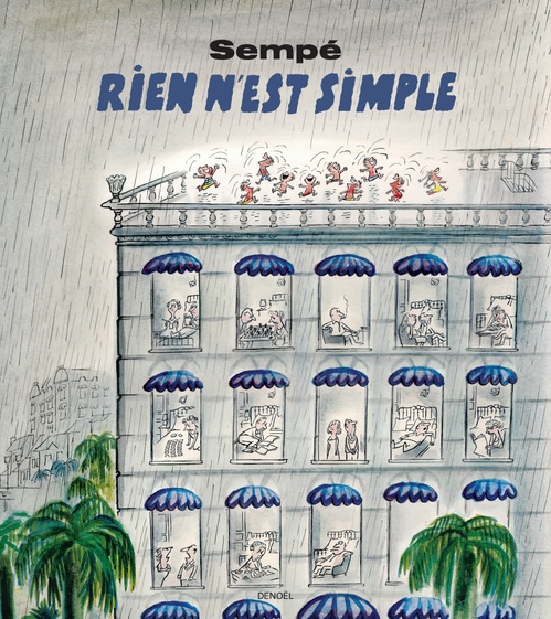 ebook cover of Rien n'est simple, by Sempé