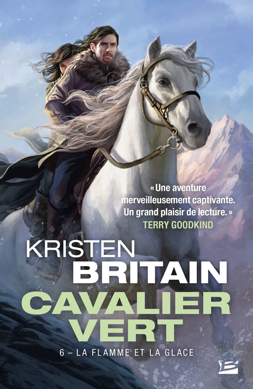 ebook cover of Cavalier Vert, T6 : La Flamme et la glace, by Kristen Britain
