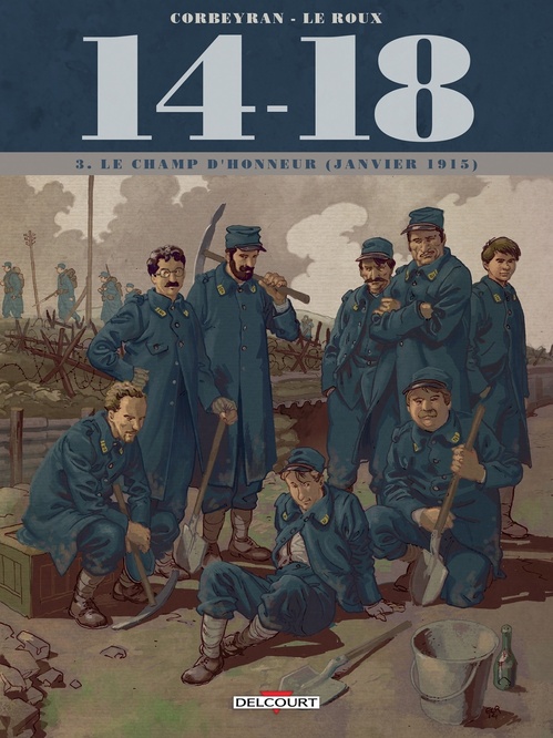 ebook cover of 14 - 18 T03 - Le Champ d'honneur (janvier 1915), by Eric Corbeyran, Etienne Le Roux, Loïc Chevallier