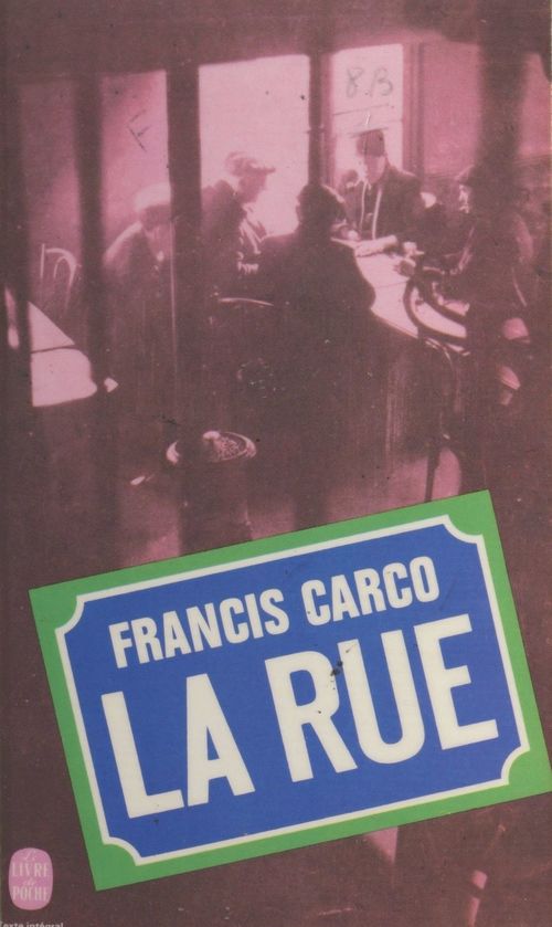 ebook cover of La rue, by Francis Carco