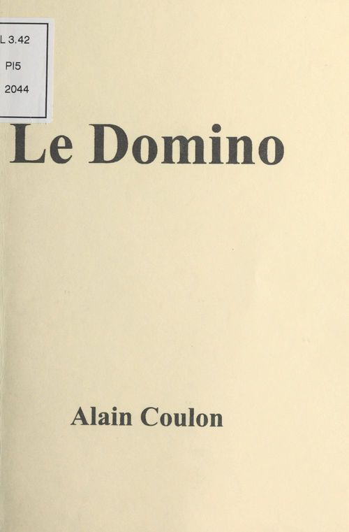 ebook cover of Le Domino, by Alain Robert Coulon