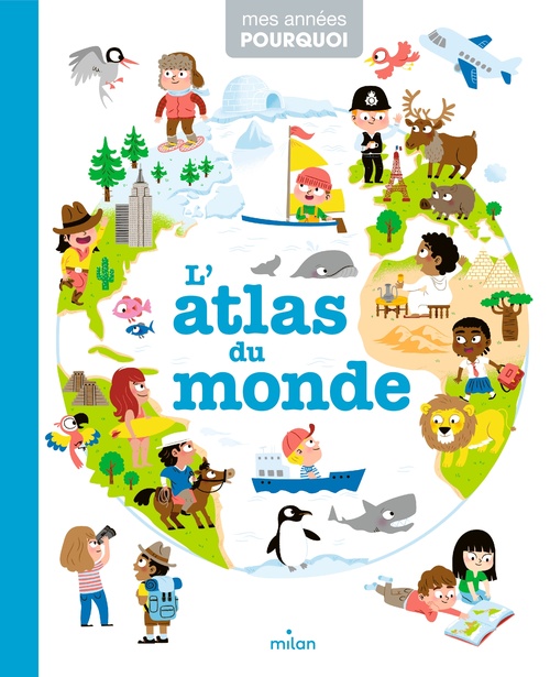 Couverture ebook de L'atlas du monde, de Pascale Hédelin