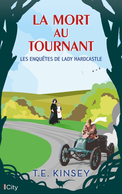 Couverture ebook de La mort au tournant, de T.E. Kinsey