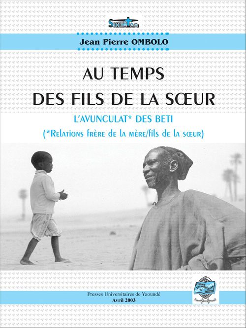 ebook cover of Au temps des fils de la soeur, by Jean Pierre Ombolo