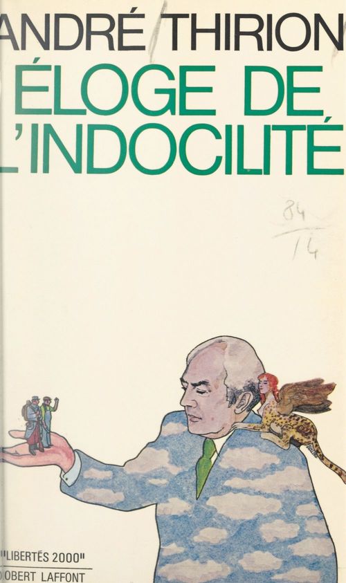 Couverture ebook de Éloge de l'indocilité, de André Thirion