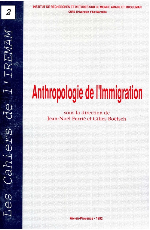 ebook cover of Anthropologie de l´immigration, by