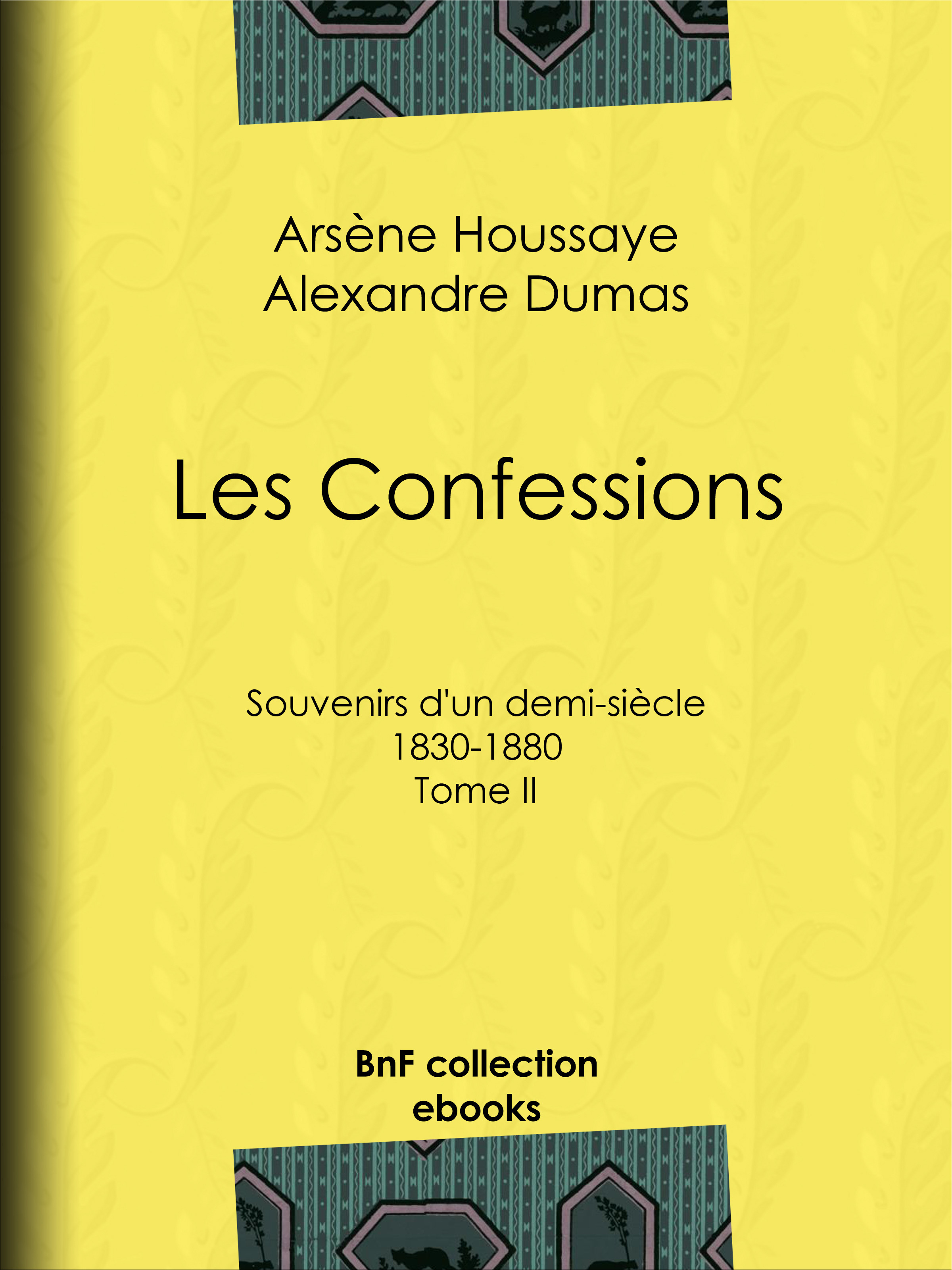 Couverture ebook de Les Confessions, de Alexandre Dumas