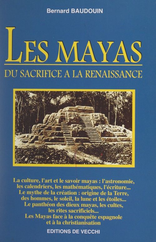 Couverture ebook de Les Mayas, de Bernard Baudouin