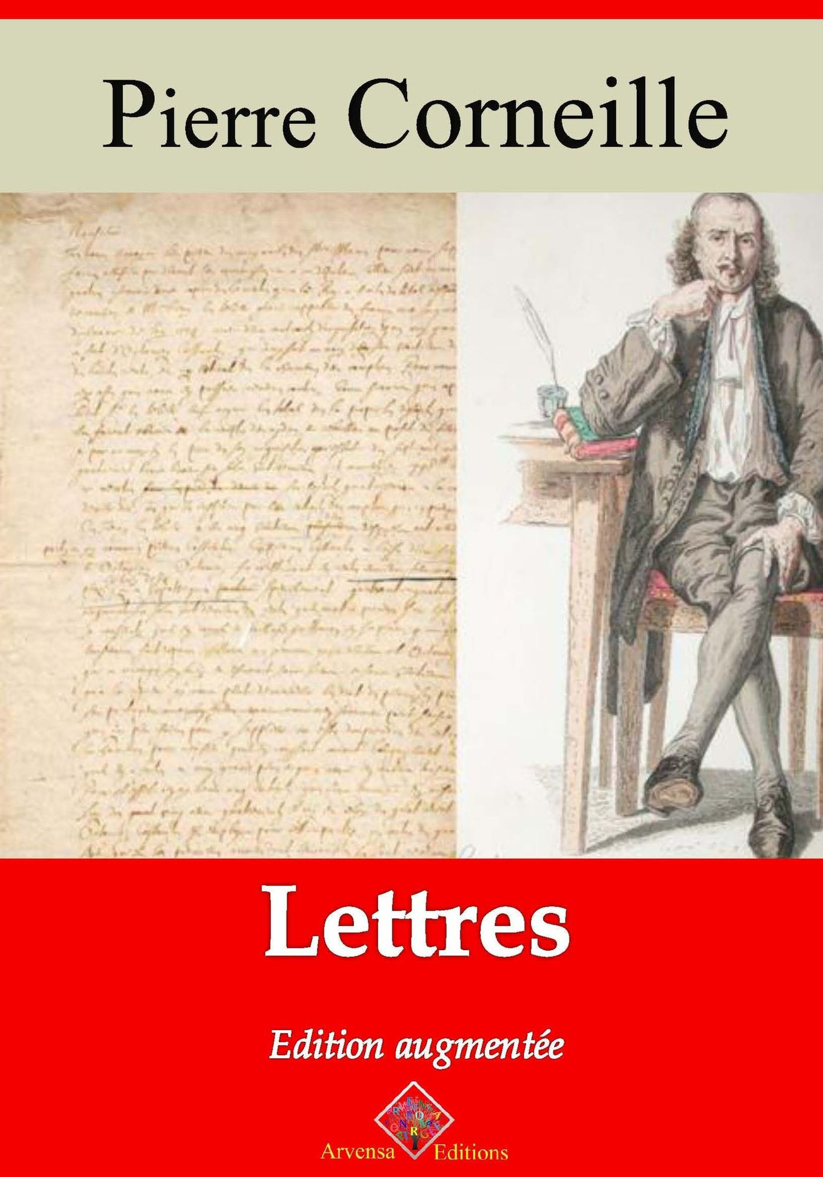 Couverture ebook de Lettres - suivi d'annexes, de Pierre Corneille