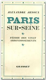 Couverture ebook de Paris sur Seine, de Alexandre Arnoux