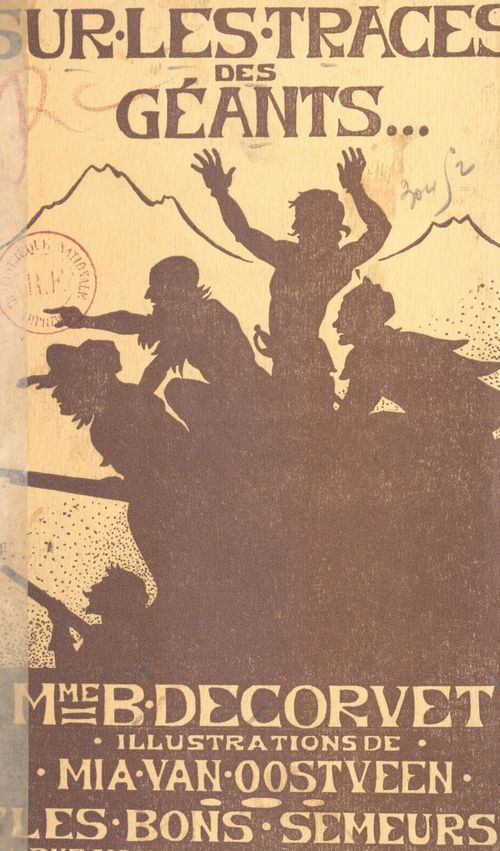 ebook cover of Sur les traces des géants..., by B. Decorvet