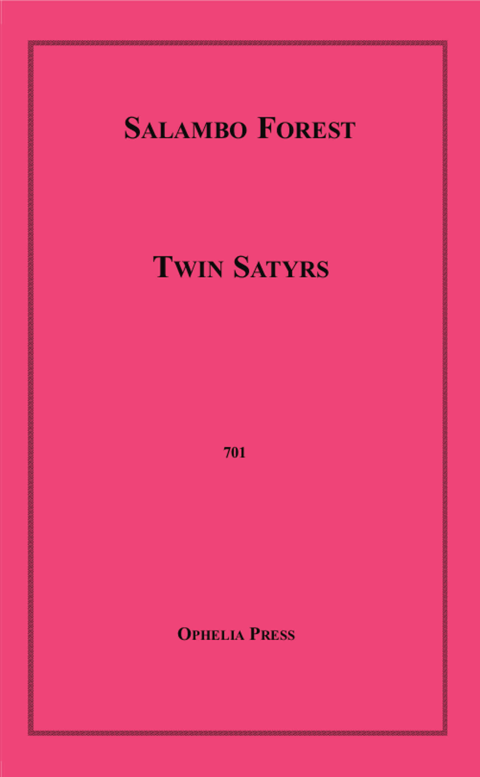 ebook cover of Twin Satyrs, by Salambo Forest