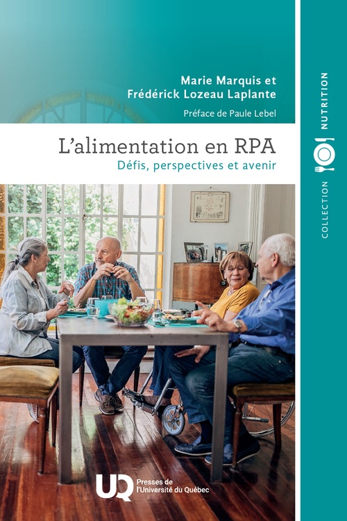 Couverture ebook de L'alimentation en RPA, de Marie Marquis, Frédérick Lozeau Laplante