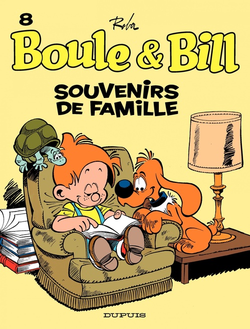 Couverture ebook de Boule et Bill - Tome 8 - Souvenirs de famille, de Jean Roba